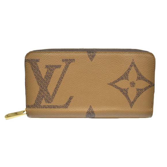 Louis Vuitton Handbags - LOUIS VUITTON Zippy Wallet Long Round Zipper Monogram Giant Canvas Brown